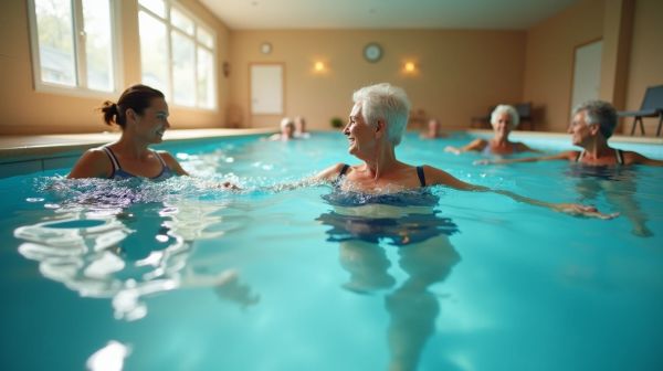 Optimiser sa mobilité avec l'aquagym douce pour seniors